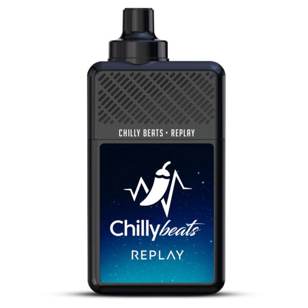 POD DESCARTÁVEL REPLAY 30K PUFFS - BRAIN F / DOUBLE M / BLUE RASP - CHILLY BEATS - Imagem 2