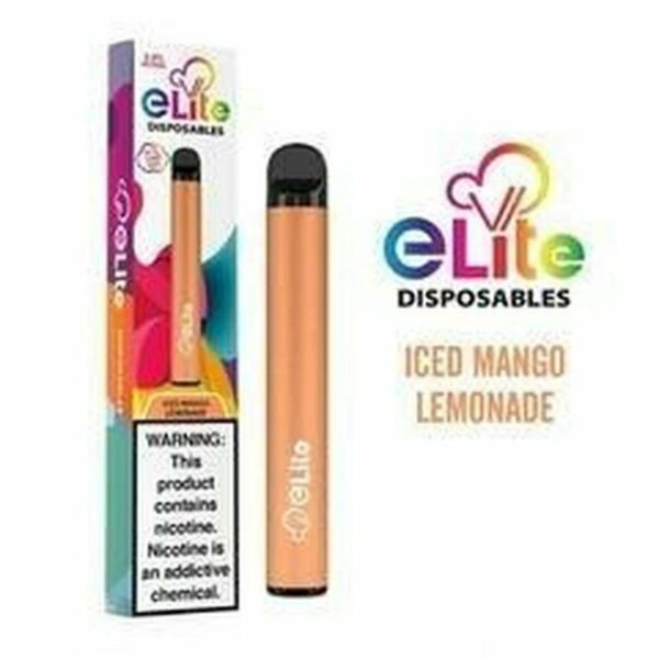 POD DESCARTÁVEL ELITE 1500 PUFFS - ICED MANGO LEMONADE