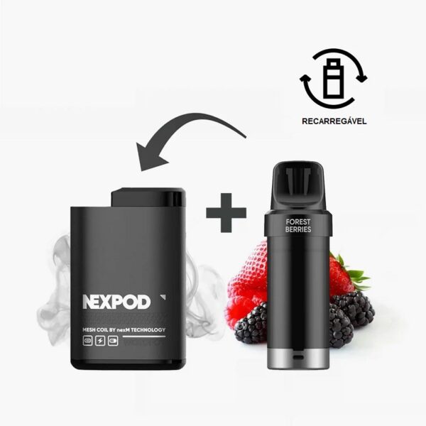 KIT WOTOFO NEXPOD 3500 PUFFS 5% 8ML 650MAH - WOTOFO - Imagem 5