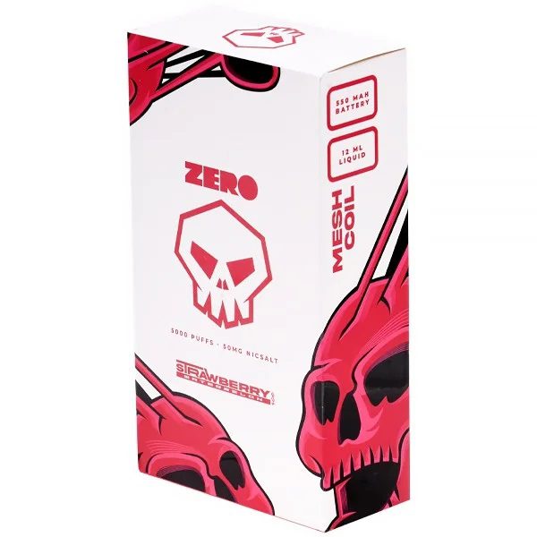 POD DESCARTÁVEL ZERO V5000 5000 PUFFS - STRAWBERRY WATERMELON ICE - ZERO