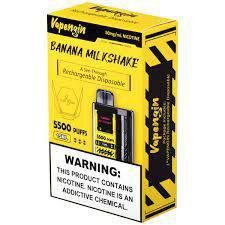 POD DESCARTÁVEL 5500 PUFFS - BANANA MILKSHAKE - VAPENGIN