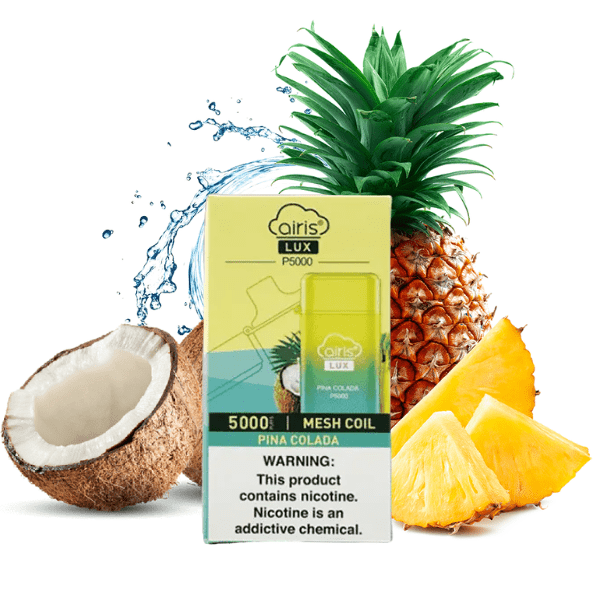 POD DESCARTAVEL LUX P5000 5% - PINA COLADA - AIRISTECH