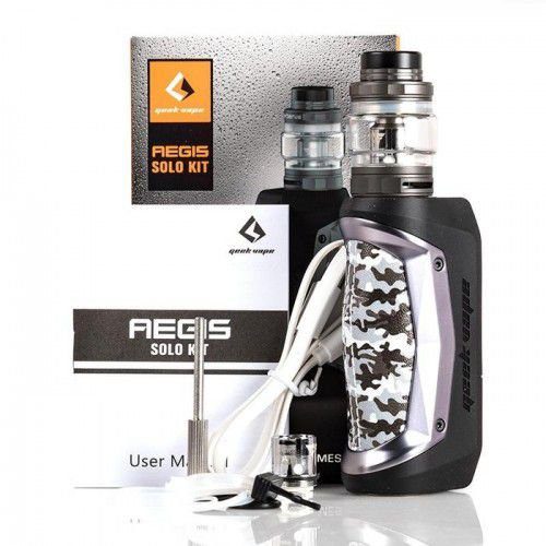 KIT AEGIS SOLO 100W TC WITH TANK CERBERUS - GEEK VAPE