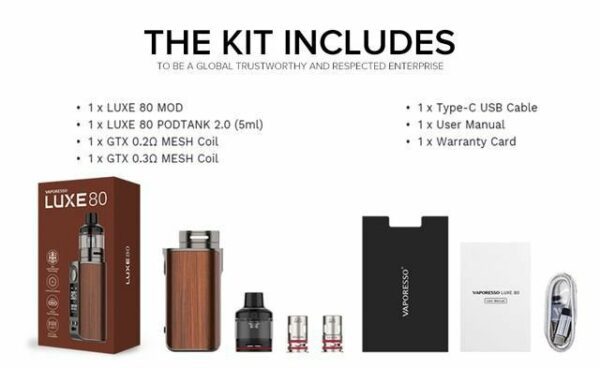 KIT POD LUXE 80 80W 2500MAH - VAPORESSO - Imagem 5