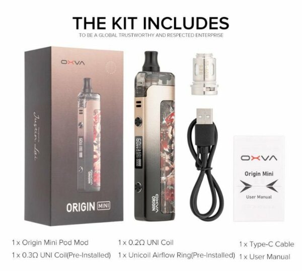KIT POD MOD OXVA ORIGIN MINI 60W 2200MAH - OXVA - Imagem 10