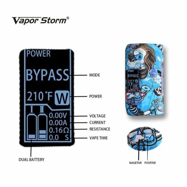 MOD PUMA 200W TC BOX - VAPOR STORM - Imagem 4