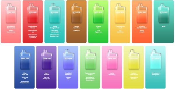 POD DESCARTÁVEL 5% NICSALT B5000 5000 PUFFS - GEEK BAR - Imagem 6