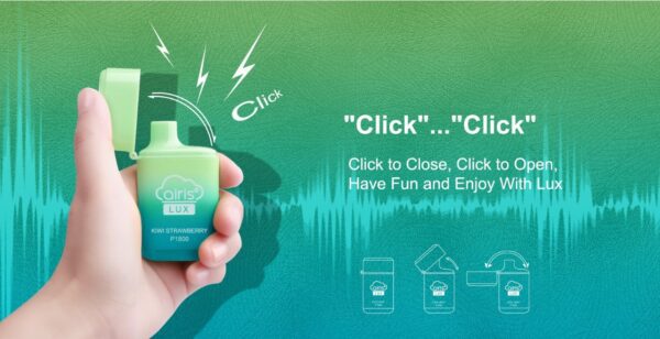 POD DESCARTAVEL LUX P5000 5% - COOL MINT - AIRISTECH - Imagem 2