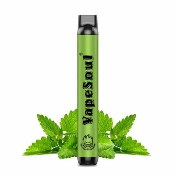 POD DESCARTÁVEL ZERO NICOTINA 1200 PUFFS C/ AJUSTE DE AIR FLOW - MINT - VAPESOUL
