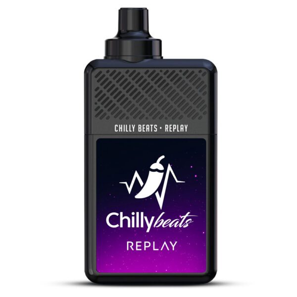 POD DESCARTÁVEL REPLAY 30K PUFFS - TRIPLE G / MELON W / HALLS BLACK - CHILLY BEATS - Imagem 2