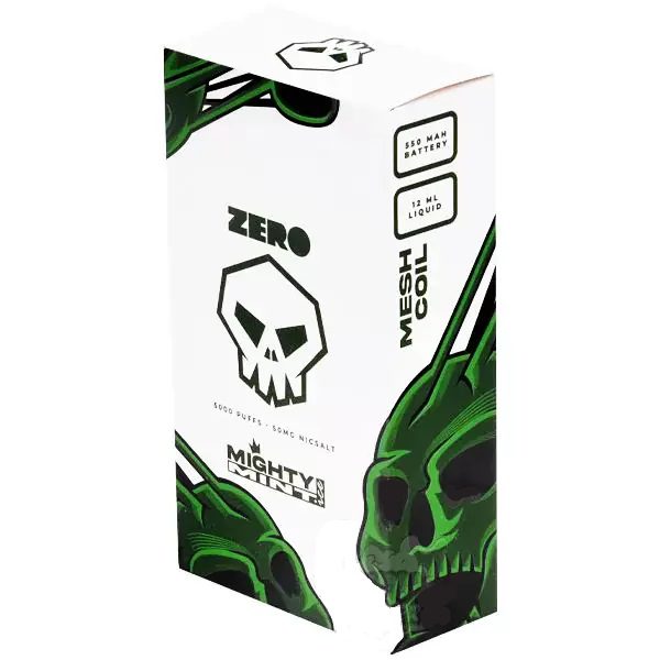 POD DESCARTÁVEL ZERO V5000 5000 PUFFS - MIGHTY MINT ICE - ZERO