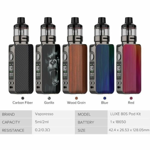 KIT POD LUXE 80 S 80W - VAPORESSO - Imagem 4
