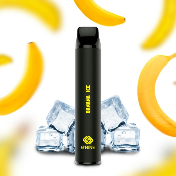 POD DESCARTÁVEL BANANA ICE 5% 1800 PUFFS - G NINE