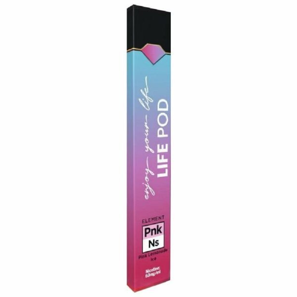 POD DESCARTÁVEL 6% NICSALT PINK LEMONADE ICE LIFE POD  - ELEMENT