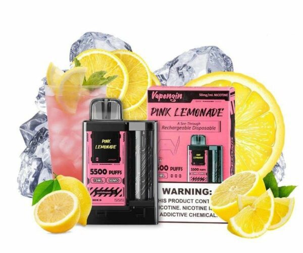 POD DESCARTÁVEL 5500 PUFFS - PINK LEMONADE - VAPENGIN