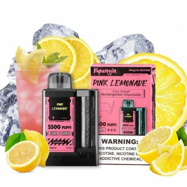 POD DESCARTÁVEL 5500 PUFFS - PINK LEMONADE - VAPENGIN
