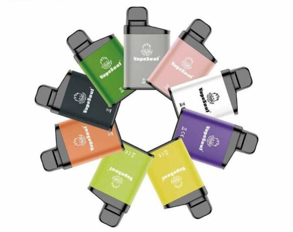 POD DESCARTÁVEL 5% NICSALT V-MAX 3500 PUFFS - MANGO ICE - VAPESOUL - Imagem 2