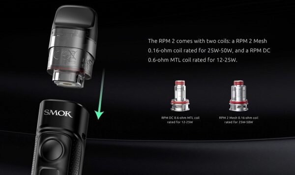 KIT POD MOD RPM C KIT 50W 1650MAH - SMOK - Imagem 10