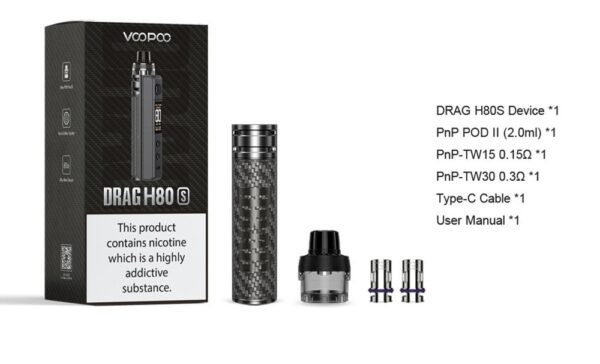 KIT POD MOD DRAG H80S 80W - VOOPOO - Imagem 11