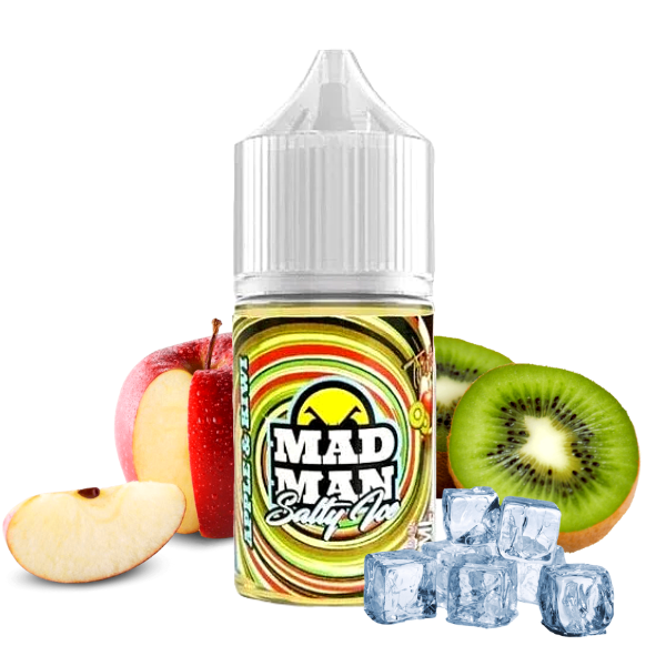 LIQUIDO APPLE & KIWI ICE - NICSALT - MAD MAN