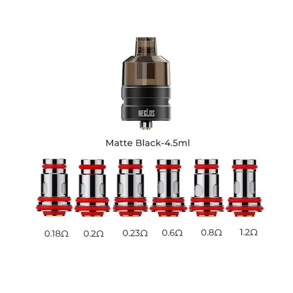 KIT ATOMIZADOR TANK POD AEGLOS SUB OHM 4.5ML COM 6 COILS - UWELL - Imagem 8