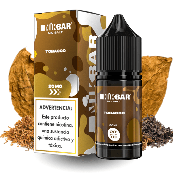 LÍQUIDO NICSALT - TOBACCO - NIKBAR