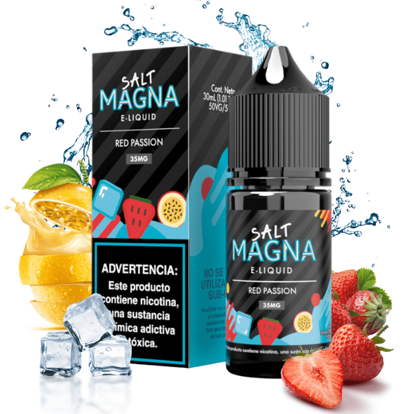 LÍQUIDO NICSALT RED PASSION ICE - MAGNA