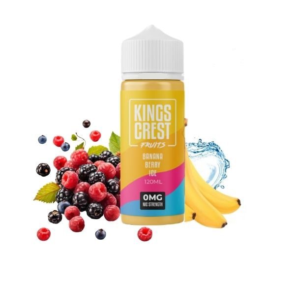 LIQUIDO BANANA BERRY ICE - FRUITS - FREEBASE - KINGS CREST