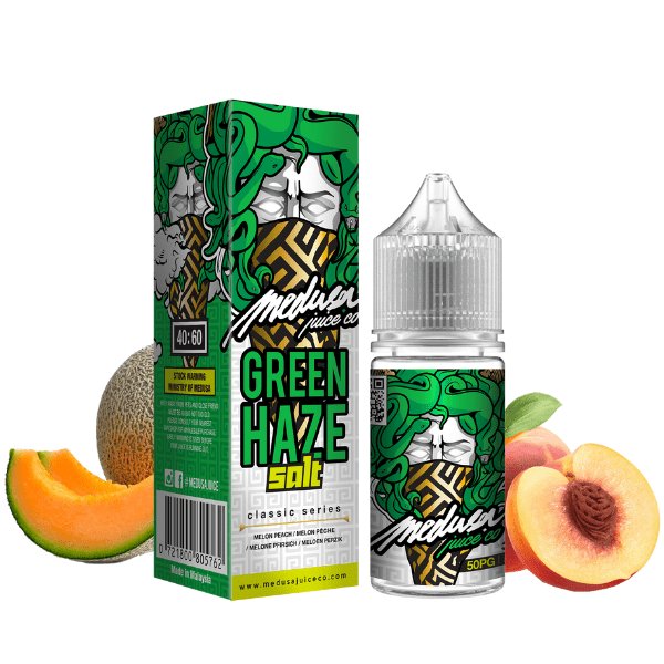 LÍQUIDO GREEN HAZE - CLASSIC SERIES - NICSALT - MEDUSA
