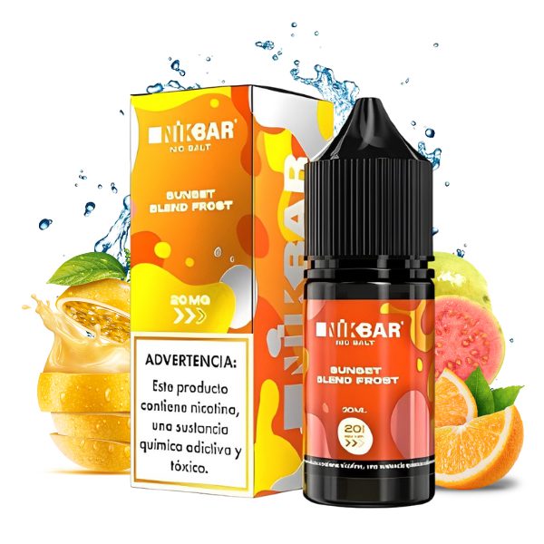 LÍQUIDO NICSALT SUNSET BLEND FROST - NIKBAR