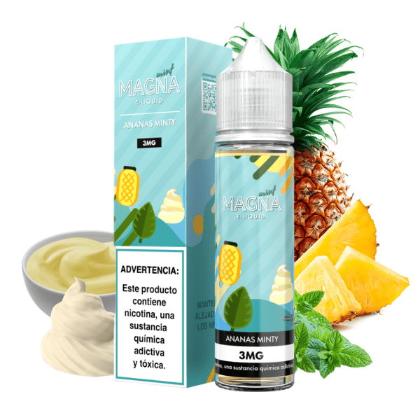 LÍQUIDO FREEBASE ANANAS MINTY - MAGNA