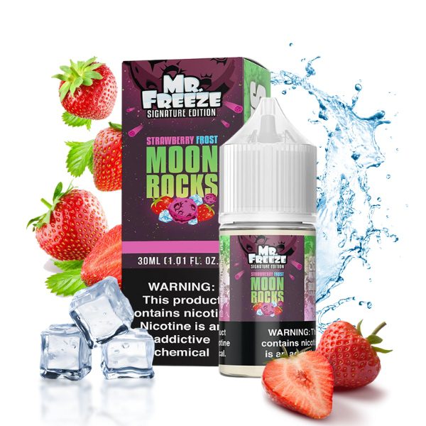 LÍQUIDO NICSALT STRAWBERRY MOON ROCKS FROST - MR FREEZE