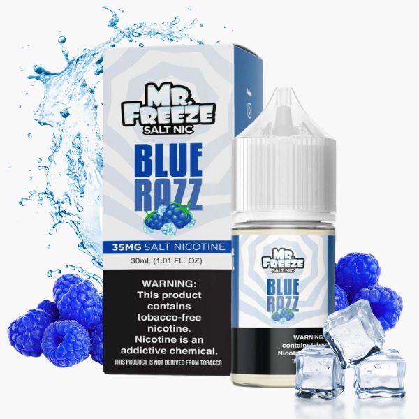 LÍQUIDO NICSALT BLUE RAZZ - MR FREEZE