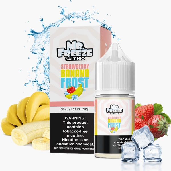 LÍQUIDO NICSALT STRAWBERRY BANANA FROST - MR FREEZE