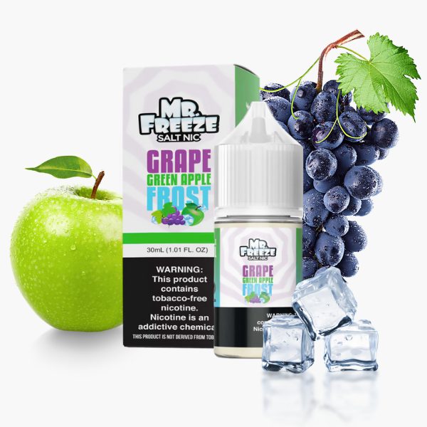 LÍQUIDO NICSALT GRAPE GREEN APPLE FROST - MR FREEZE