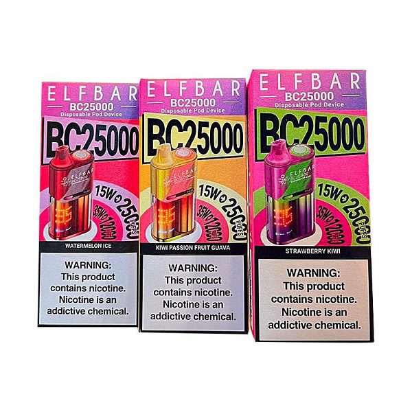 POD DESCARTÁVEL 5% BC25000 12000 A 25000 PUFFS - ELF BAR