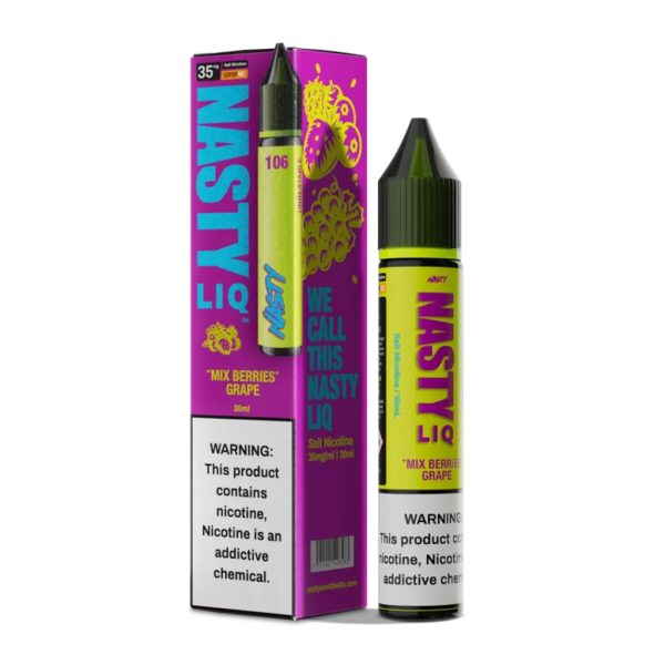 LÍQUIDO NICSALT MIX BERRIES GRAPE - NASTY LIQ - Imagem 2