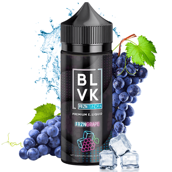 LÍQUIDO FREEBASE FRZNGRAPE - BLVK TUNDRA
