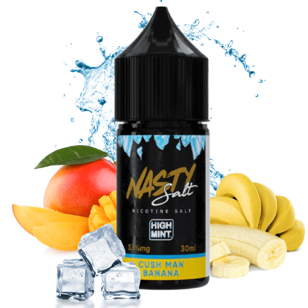 LÍQUIDO NICSALT CUSH MAN MANGO BANANA - NASTY HIGH MINT