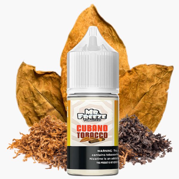 LÍQUIDO NICSALT CUBANO TOBACCO - MR FREEZE