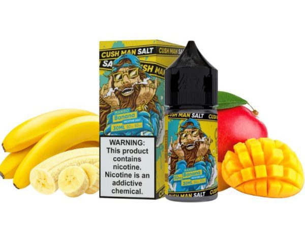 LÍQUIDO NICSALT CUSH MAN MANGO BANANA - NASTY LOW MINT - Imagem 2