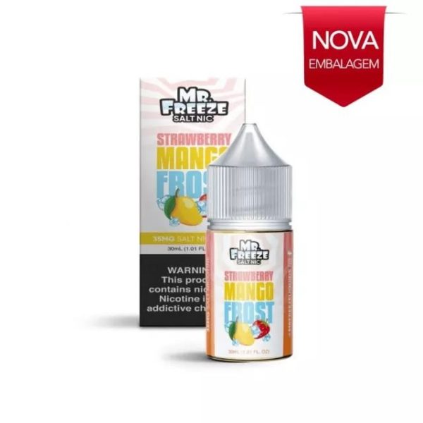 LÍQUIDO NICSALT STRAWBERRY MANGO FROST - MR FREEZE - Imagem 2
