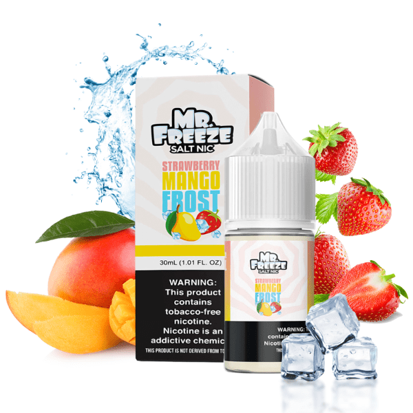 LÍQUIDO NICSALT STRAWBERRY MANGO FROST - MR FREEZE