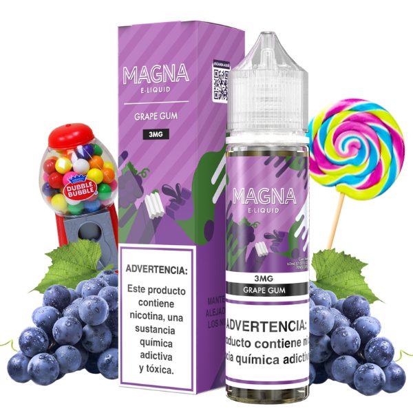 LIQUIDO FREEBASE GRAPE GUM - MAGNA