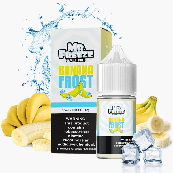 LÍQUIDO NICSALT BANANA FROST - MR FREEZE