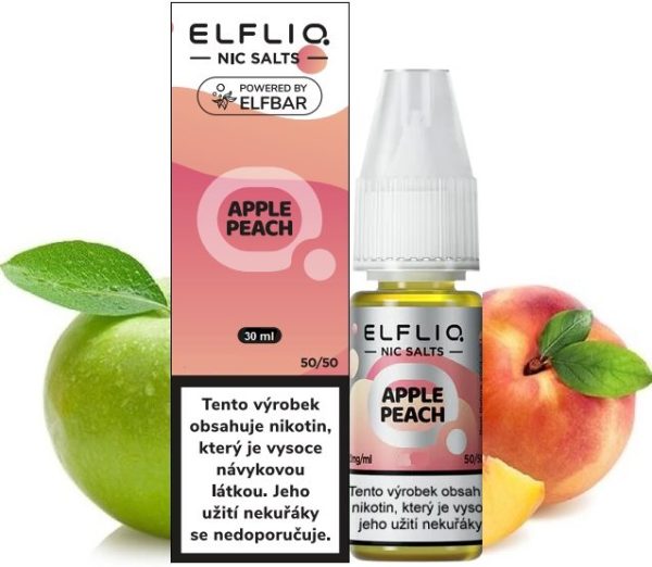 LÍQUIDO APPLE PEACH - ELFLIQ NICSALT - ELFBAR - Imagem 2