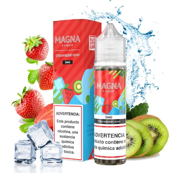 LÍQUIDO FREEBASE STRAWBERRY KIWI ICE - MAGNA