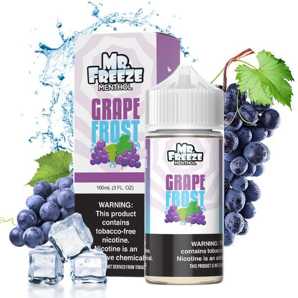 LÍQUIDO FREEBASE GRAPE FROST - MR FREEZE