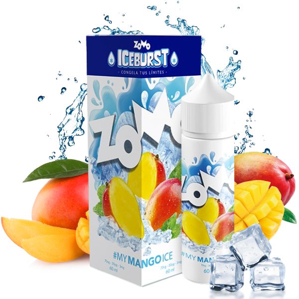 LÍQUIDO FREEBASE MANGO ICE - ZOMO ICEBURST