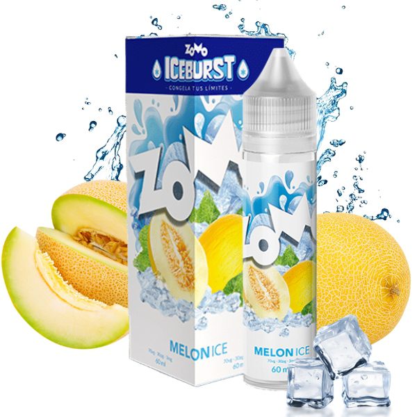 LÍQUIDO FREEBASE MELON ICE - ZOMO ICEBURST